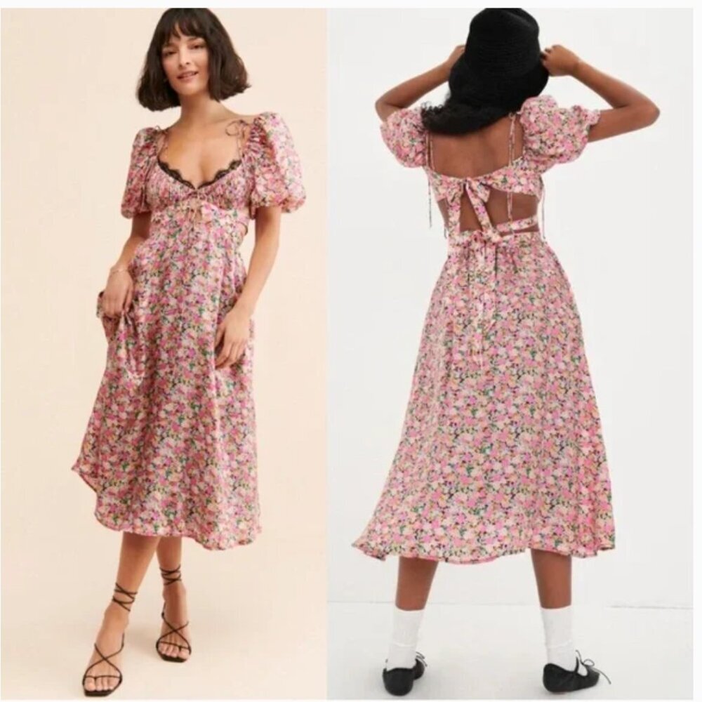 NWT Isadora Midi Dress | For Love & Lemons | Size:Large 🌼🍋